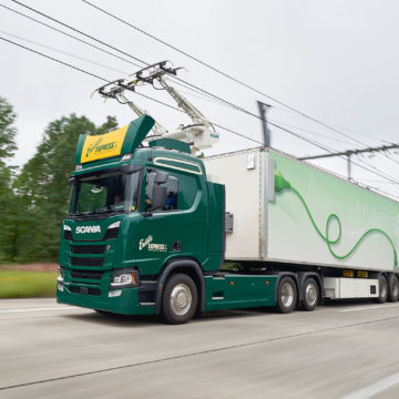 Pojazdy Scania w projekcie „Trucks for German eHighways”