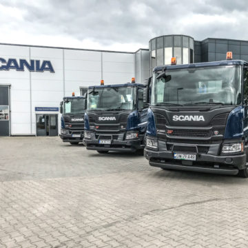 Pierwsze w Polsce bramowce Scania CNG
