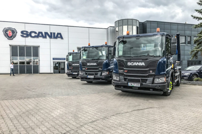 Pierwsze w Polsce bramowce Scania CNG