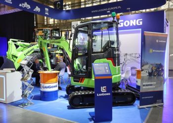 Elektryczne maszyny robocze LiuGong na targach Poleco 2024